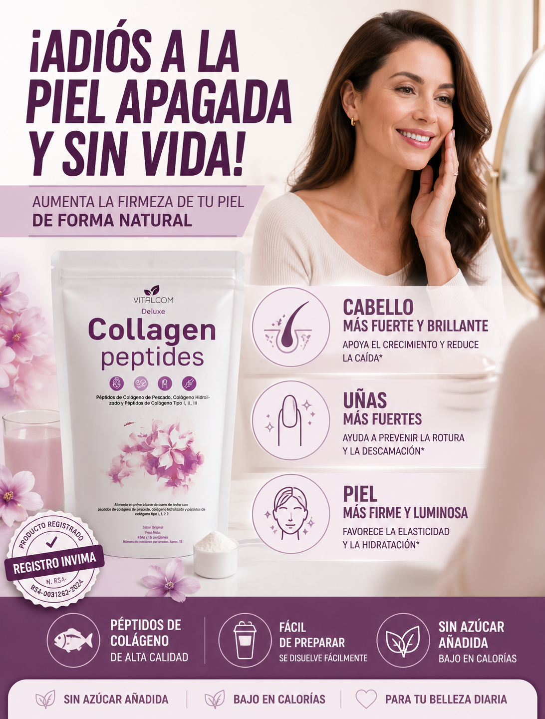 Collagen peptides® Tratamiento para una Belleza Natural